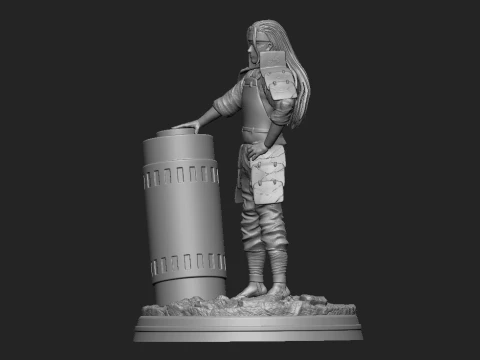 Hashirama Senju 3D Print STL Model Naruto First Hokage Anime Statue Ninja Warrior Figure 3D Print Model