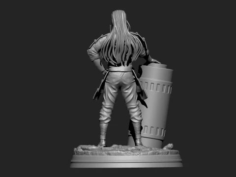 Hashirama Senju 3D Print STL Model Naruto First Hokage Anime Statue Ninja Warrior Figure 3D Print Model