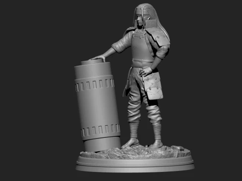 Hashirama Senju 3D Print STL Model Naruto First Hokage Anime Statue Ninja Warrior Figure 3D Print Model