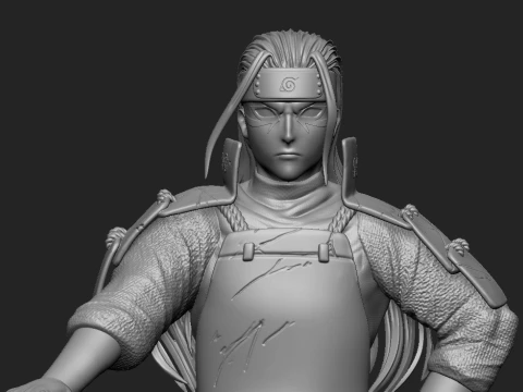 Hashirama Senju 3D Print STL Model Naruto First Hokage Anime Statue Ninja Warrior Figure 3D Print Model