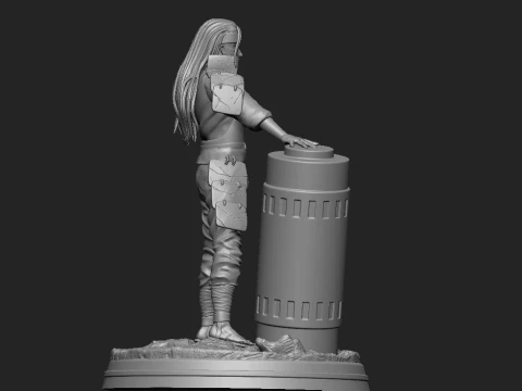 Hashirama Senju 3D Print STL Model Naruto First Hokage Anime Statue Ninja Warrior Figure 3D Print Model
