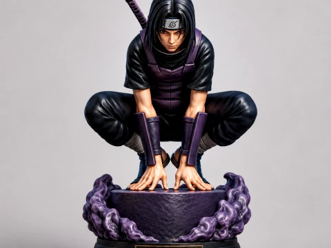 Itachi Uchiha Naruto 3D Print STL Model 3D 打印模型