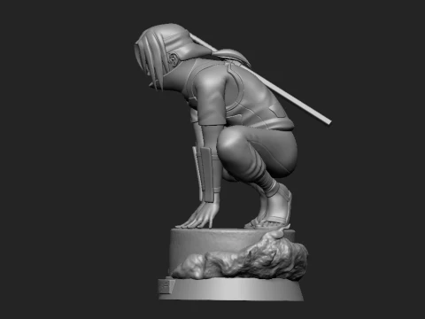 Itachi Uchiha Naruto 3D Print STL Model 3D Print Model