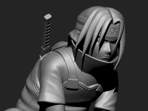 Itachi Uchiha Naruto 3D Print STL Model 3D Print Model