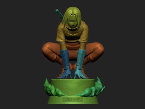 Itachi Uchiha Naruto 3D Print STL Model 3D Print Model