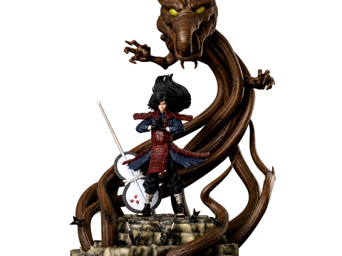 Madara Uchiha Samurai Armor Anime Statue Ultimate Ninja Warrior Collectible Figure 3D Print Model