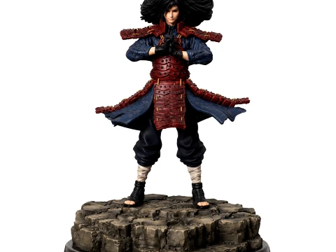 Madara Uchiha Samurai Armor Anime Statue Ultimate Ninja Warrior Collectible Figure 3D Print Model
