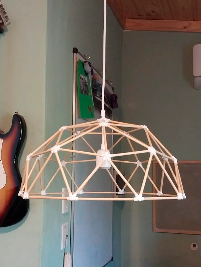 Dome lamp 3D Print Model .c4d .max .obj .3ds .fbx .stl .blend 