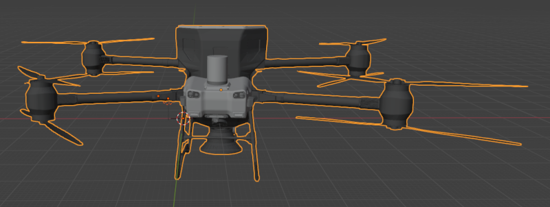 DJI AGRAS T50 Modelo 3D .c4d .max .obj .3ds .fbx .stl .blend