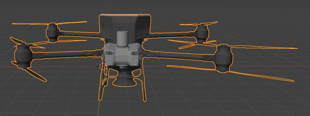 DJI AGRAS T50 3D Model .c4d .max .obj .3ds .fbx .stl .blend