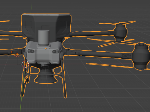 DJI AGRAS T50 3D Model