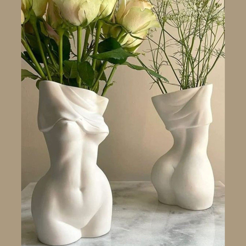 Flower Beauty Girl Vase 3d STL file Model Cetak 3D .c4d .max .obj .3ds .fbx .stl .blend 