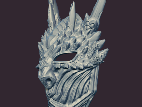 Dragon Mask 1 3D प्रिंट मॉडल