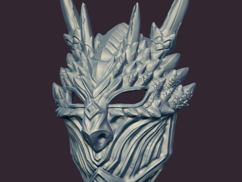 Dragon Mask 1 3D प्रिंट मॉडल
