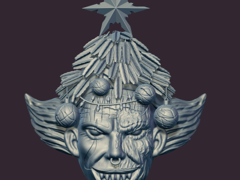 PennyWire vs Christmas Tree Mask 3D Baskı Modeli