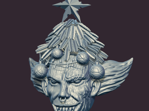 PennyWire vs Christmas Tree Mask 3D 打印模型