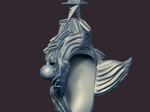 PennyWire vs Christmas Tree Mask 3D Print Model