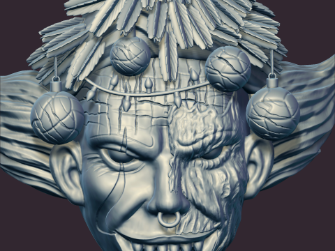 PennyWire vs Christmas Tree Mask 3D 打印模型