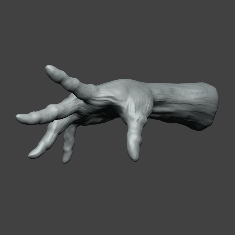 Human Hand Gesture atl 3D Принт Модель .c4d .max .obj .3ds .fbx .stl .blend
