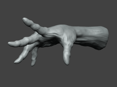 Human Hand Gesture atl Modèles 3D en vedette