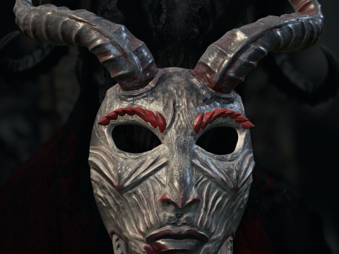 Best Cool Skull Haloween Mask 3D Baskı Modeli