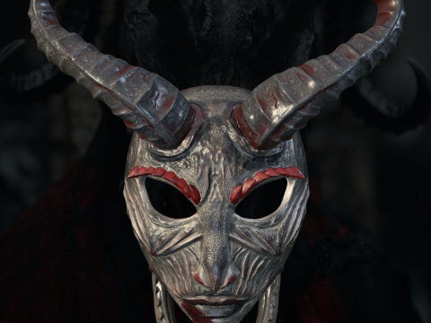 Best Cool Skull Haloween Mask 3D Baskı Modeli