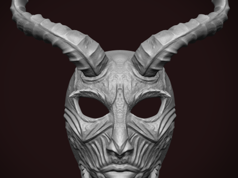 Best Cool Skull Haloween Mask 3D Baskı Modeli