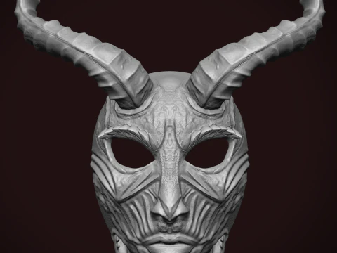 Best Cool Skull Haloween Mask 3D Print Model