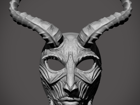 Best Cool Skull Haloween Mask 3D Baskı Modeli