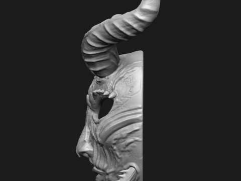 Best Cool Skull Haloween Mask 3D Print Model