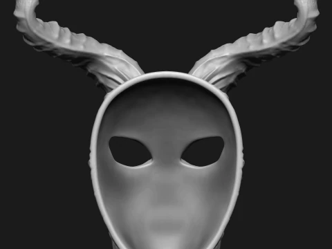 Best Cool Skull Haloween Mask 3D Print Model