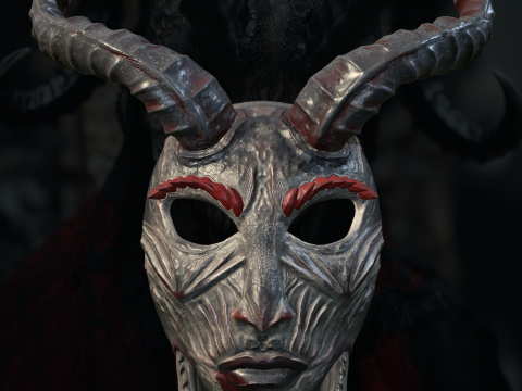 Best Cool Skull Haloween Mask 3D Baskı Modeli