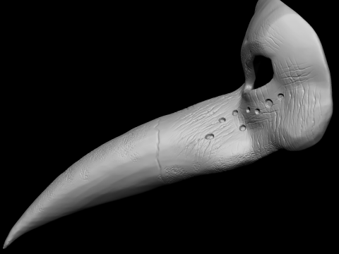 Eagle Devil Haloween Cosplay Mask 3D printmodel