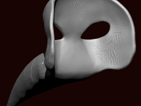 Eagle Devil Haloween Cosplay Mask 3D printmodel