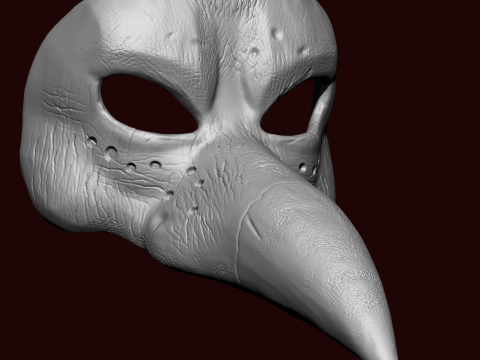 Eagle Devil Haloween Cosplay Mask 3D printmodel