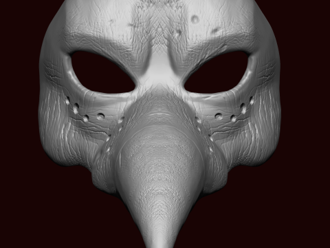 Eagle Devil Haloween Cosplay Mask 3D printmodel