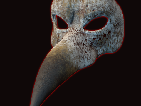 Eagle Devil Haloween Cosplay Mask 3D printmodel