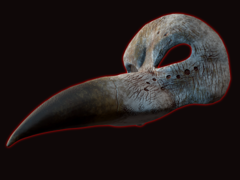 Eagle Devil Haloween Cosplay Mask 3D printmodel