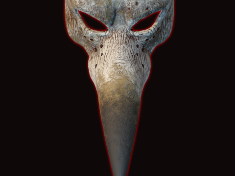 Eagle Devil Haloween Cosplay Mask 3D printmodel