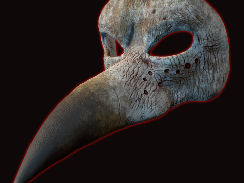Eagle Devil Haloween Cosplay Mask 3D printmodel