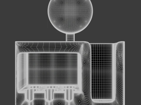 Wall-Mounted Toothbrush 3D Print Model