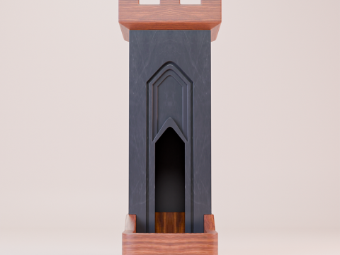 Medieval-Inspired Modern Dice Tower 3D 打印模型