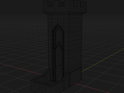 Medieval-Inspired Modern Dice Tower 3D 打印模型