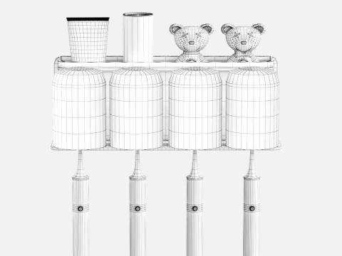 Toothbrush holder 3D Model