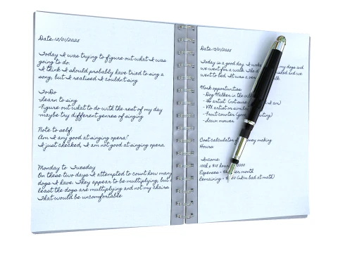 ノート 3Dモデル