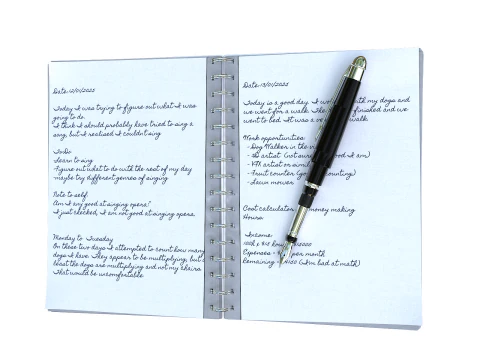 ノート 3Dモデル