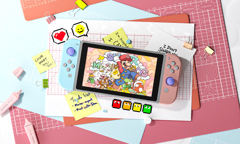 Switch game console 3D Model .c4d .max .obj .3ds .fbx .stl .blend
