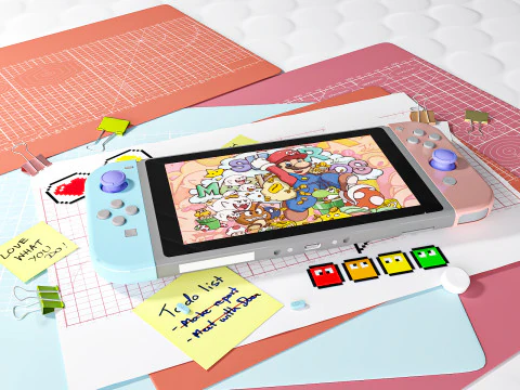 Switch game console 3D Model