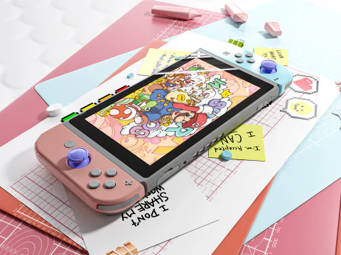 Switch game console 3D Model