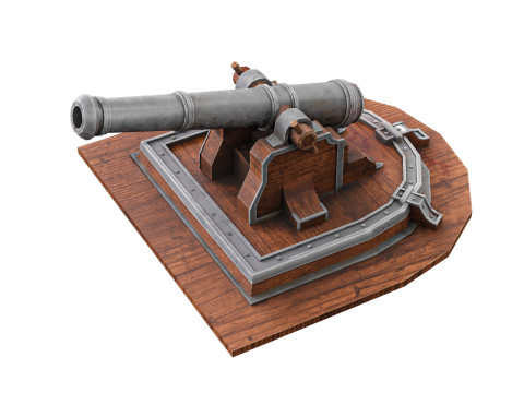 Cannon 3D Model